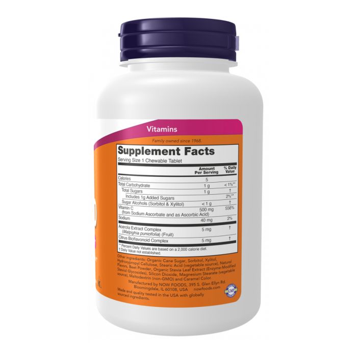 Vitamin C-500 - 100 tabs Cherry