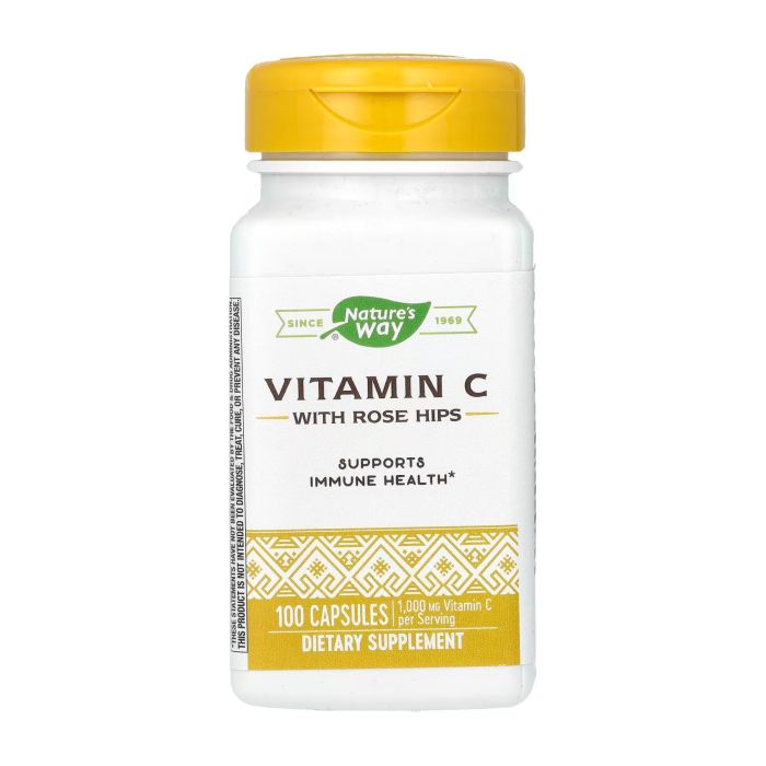 Vitamin C Rose Hips - 100 caps