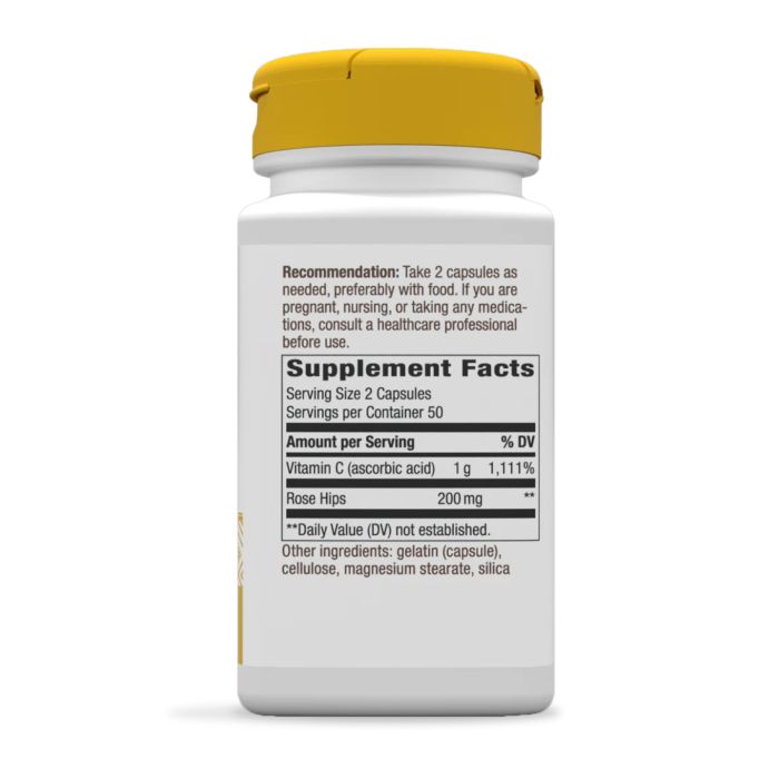 Vitamin C with Rose Hips - 100 caps