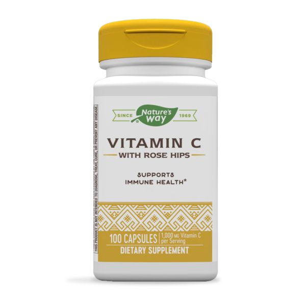 Vitamin C with Rose Hips - 100 caps