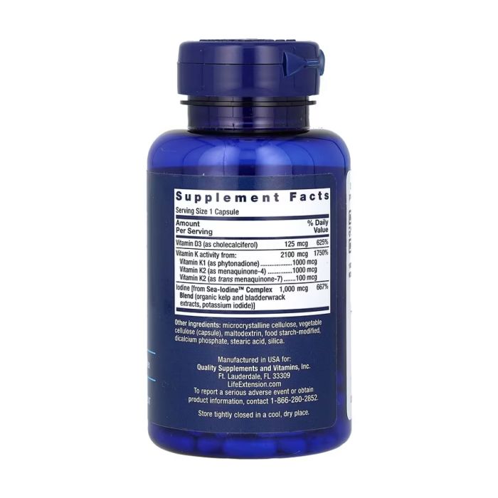Vitamins D and K with Sea-Iodine™ - 60 caps