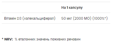 Vitamin D3 2000 IU - 180 softgels