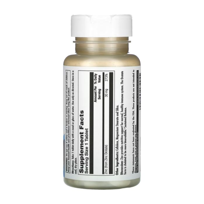 Zinc 30 Orotate Sustained Release - 90 tabs